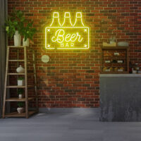 Elevate Your Space with the 'Beer Bar' Neon Sign – Perfect for Bars & Home Bars