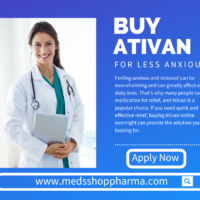 Buy Ativan Online Overnight for less Anxious and Calm Down