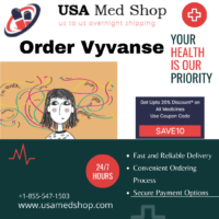 Buy Vyvanse(Lisdexamfetamine) Online At Best Price