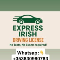 Get your new authentic full driver's license or Learners