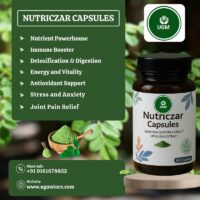Unlock Natural Vitality: Buy Nutriczar Spirulina Moringa Capsules– Ships to India, USA, Canada