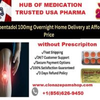 Buy Tapentadol 100mg Online & Get 20% Off In The USA Without Prescripiton